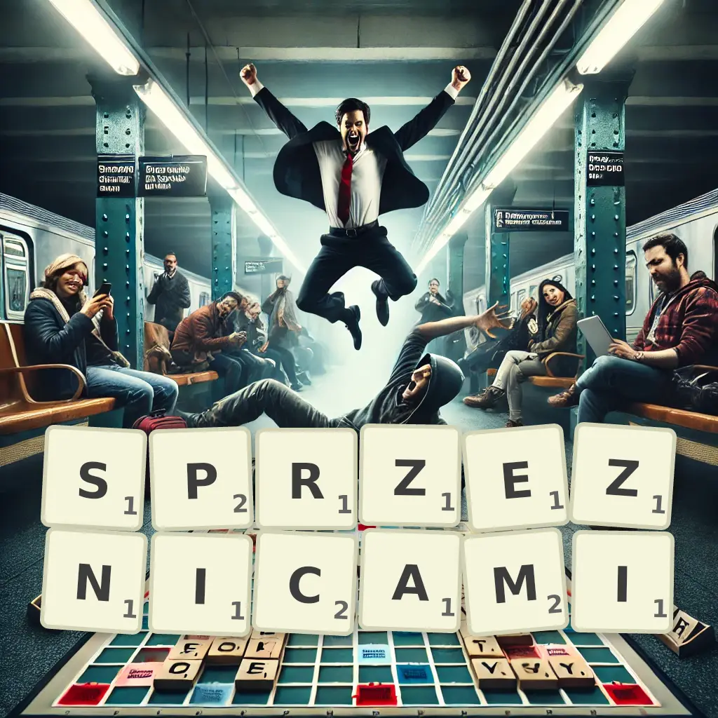 Słowa z liter SPRZĘŻNICAMI