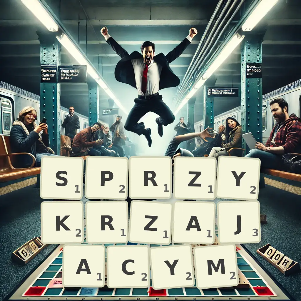 Słowa z liter SPRZYKRZAJĄCYM