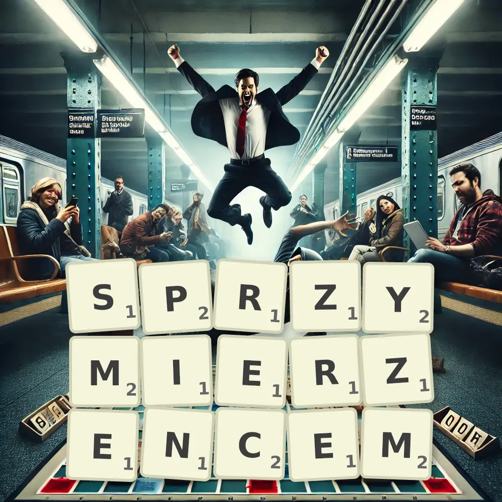 Słowa z liter SPRZYMIERZEŃCEM