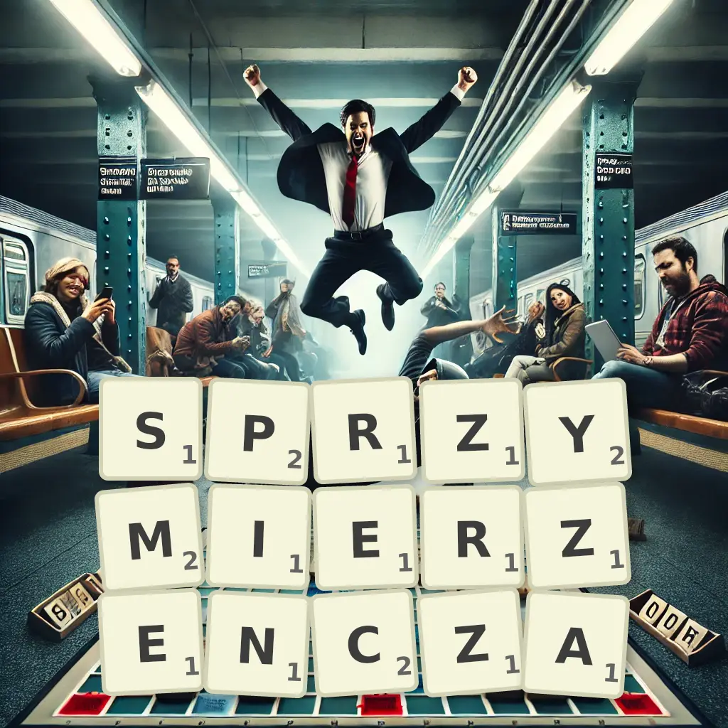 Słowa z liter SPRZYMIERZEŃCZĄ