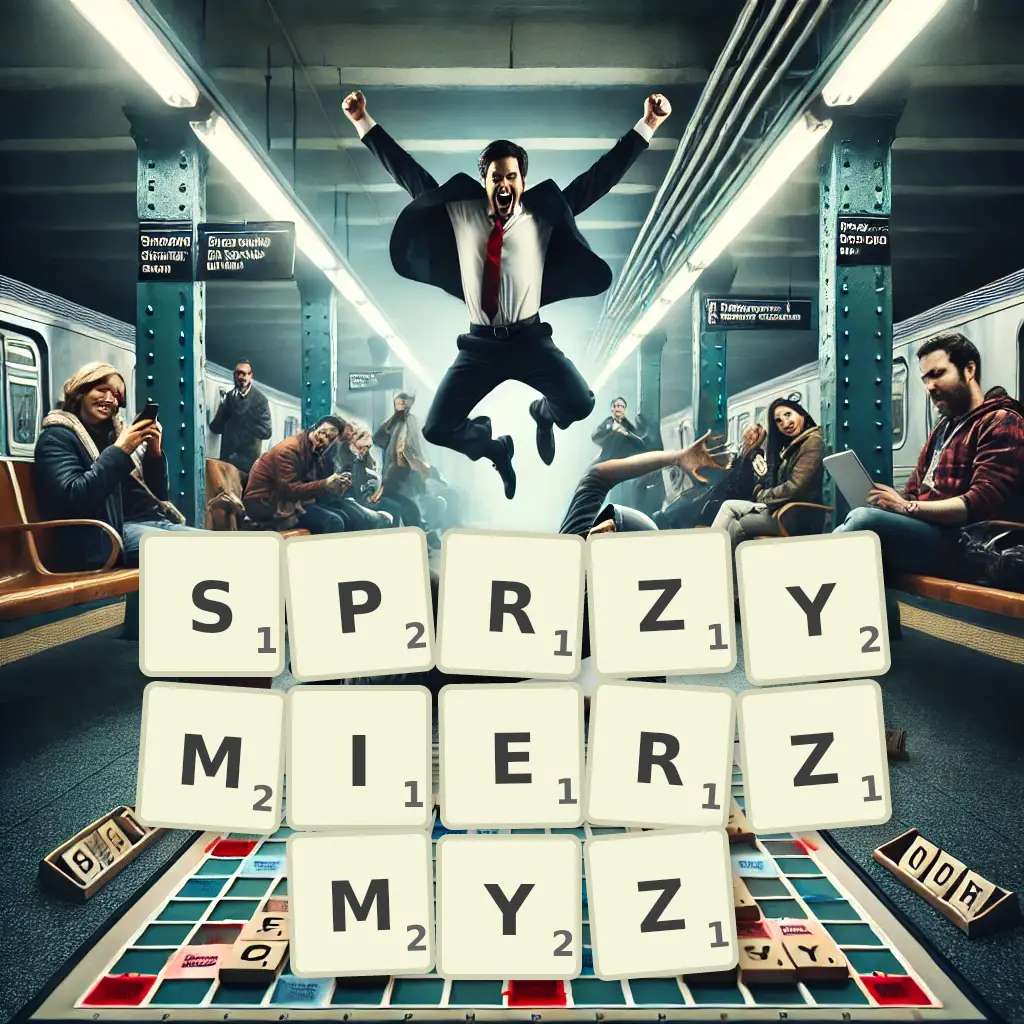 Słowa z liter SPRZYMIERZMYŻ