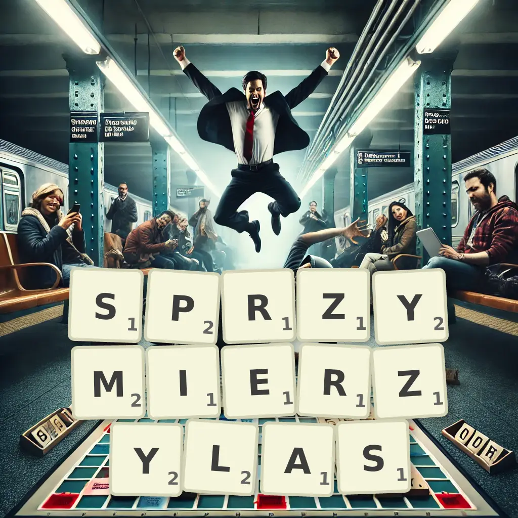 Słowa z liter SPRZYMIERZYŁAŚ