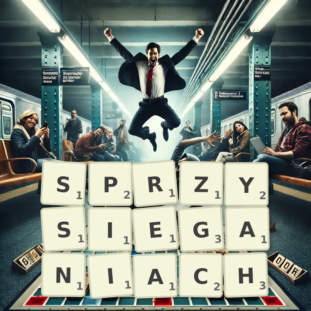 Słowa z liter SPRZYSIĘGANIACH
