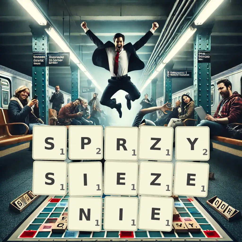 Słowa z liter SPRZYSIĘŻENIE