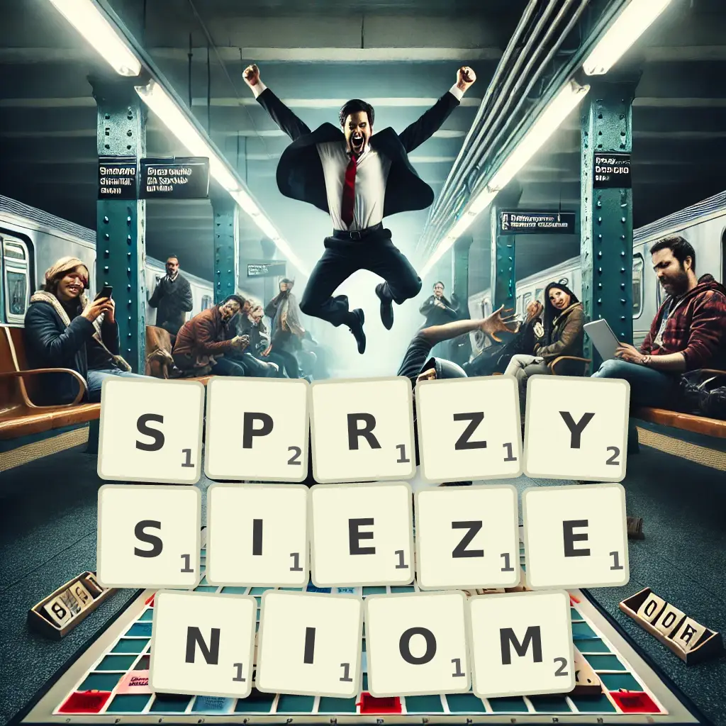 Słowa z liter SPRZYSIĘŻENIOM