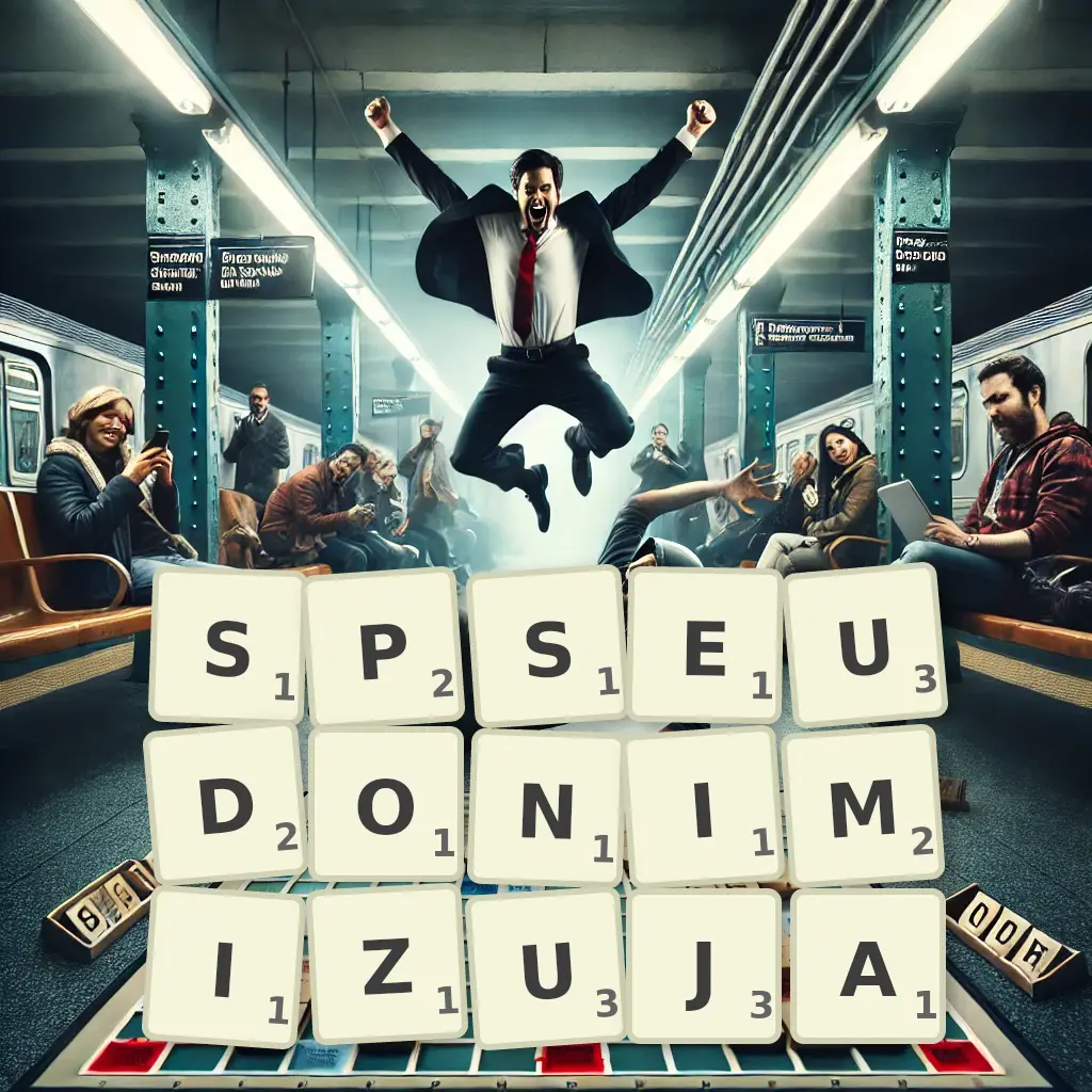 Słowa z liter SPSEUDONIMIZUJĄ