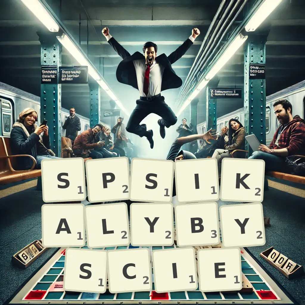 Słowa z liter SPSIKAŁYBYŚCIE