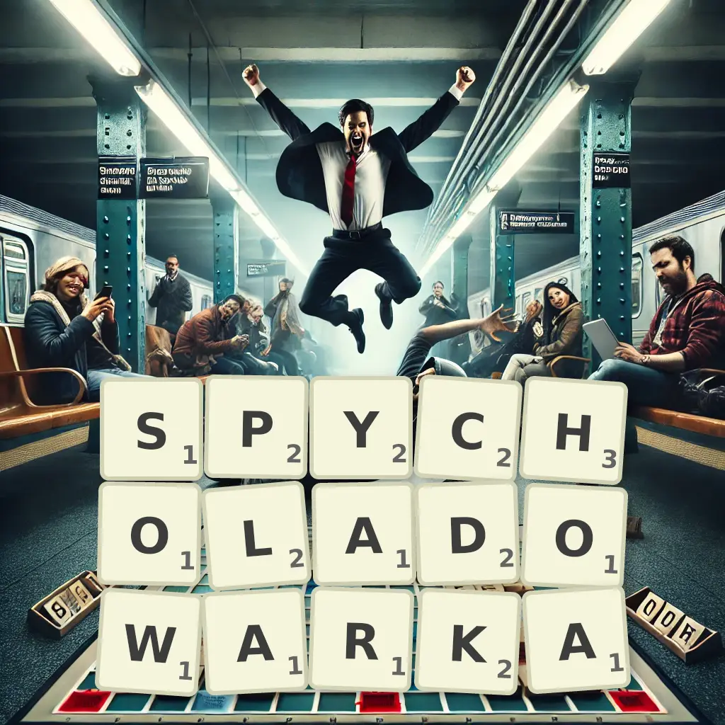 Słowa z liter SPYCHOŁADOWARKĄ