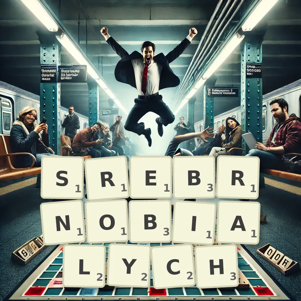 Słowa z liter SREBRNOBIAŁYCH