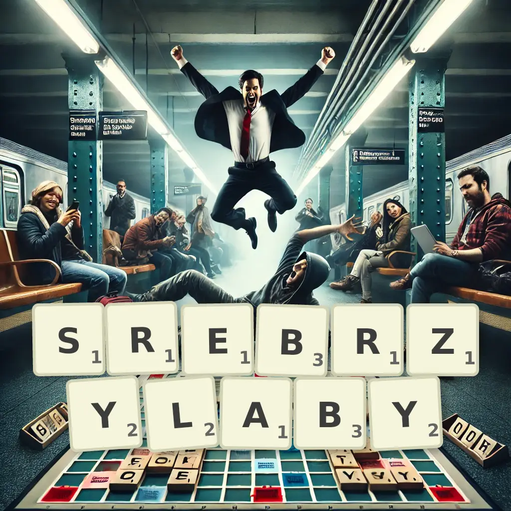 Słowa z liter SREBRZYŁABY