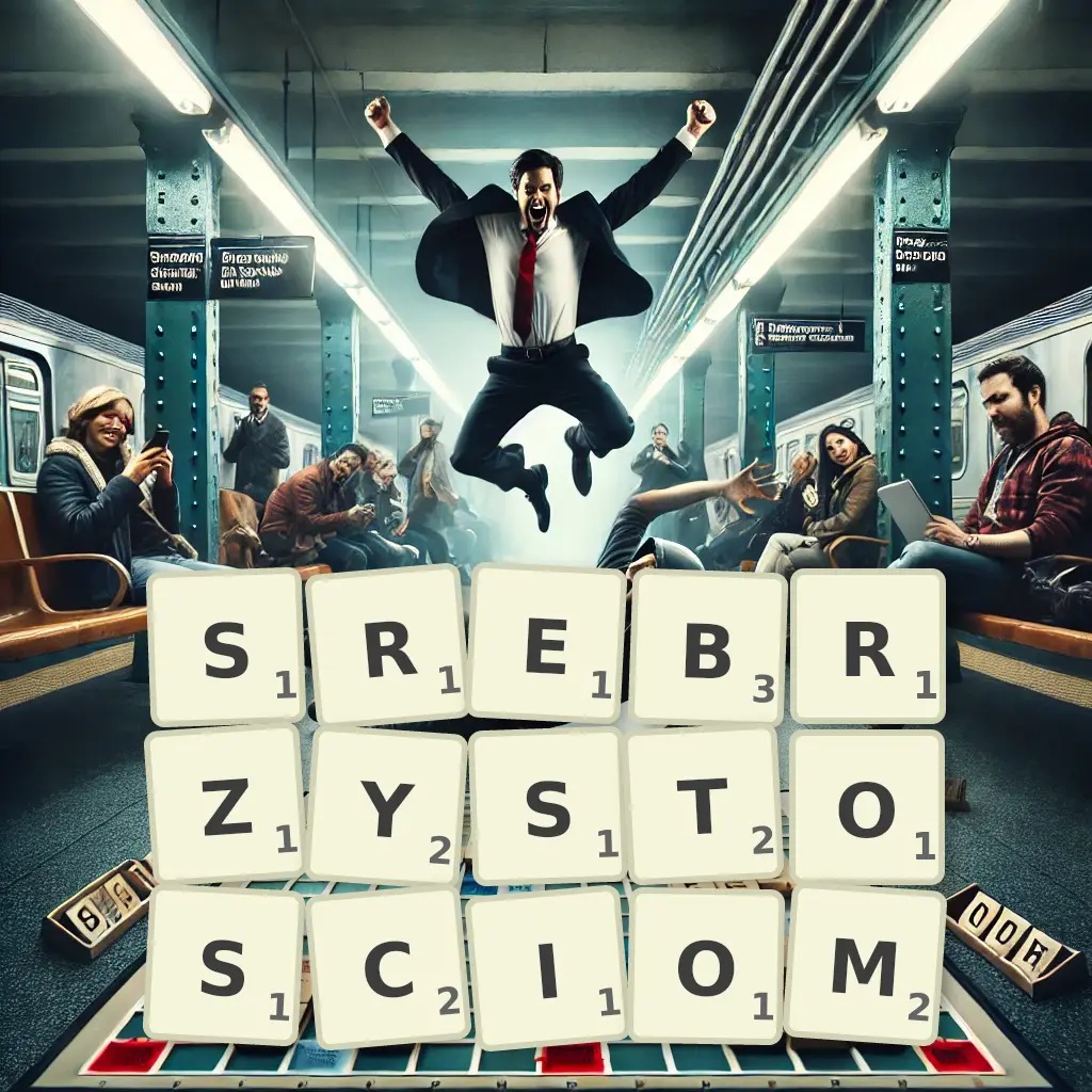 Lista słów z liter SREBRZYSTOŚCIOM Słowa z liter SREBRZYSTOŚCIOM
