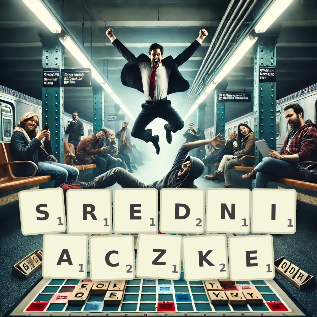 Słowa z liter ŚREDNIACZKĘ