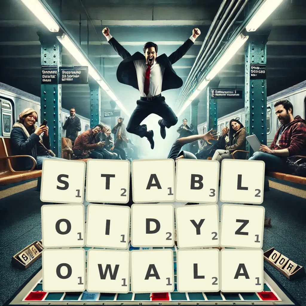 Słowa z liter STABLOIDYZOWAŁA
