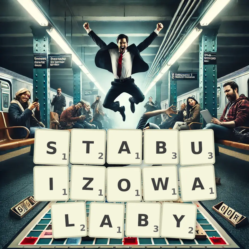 Słowa z liter STABUIZOWAŁABY
