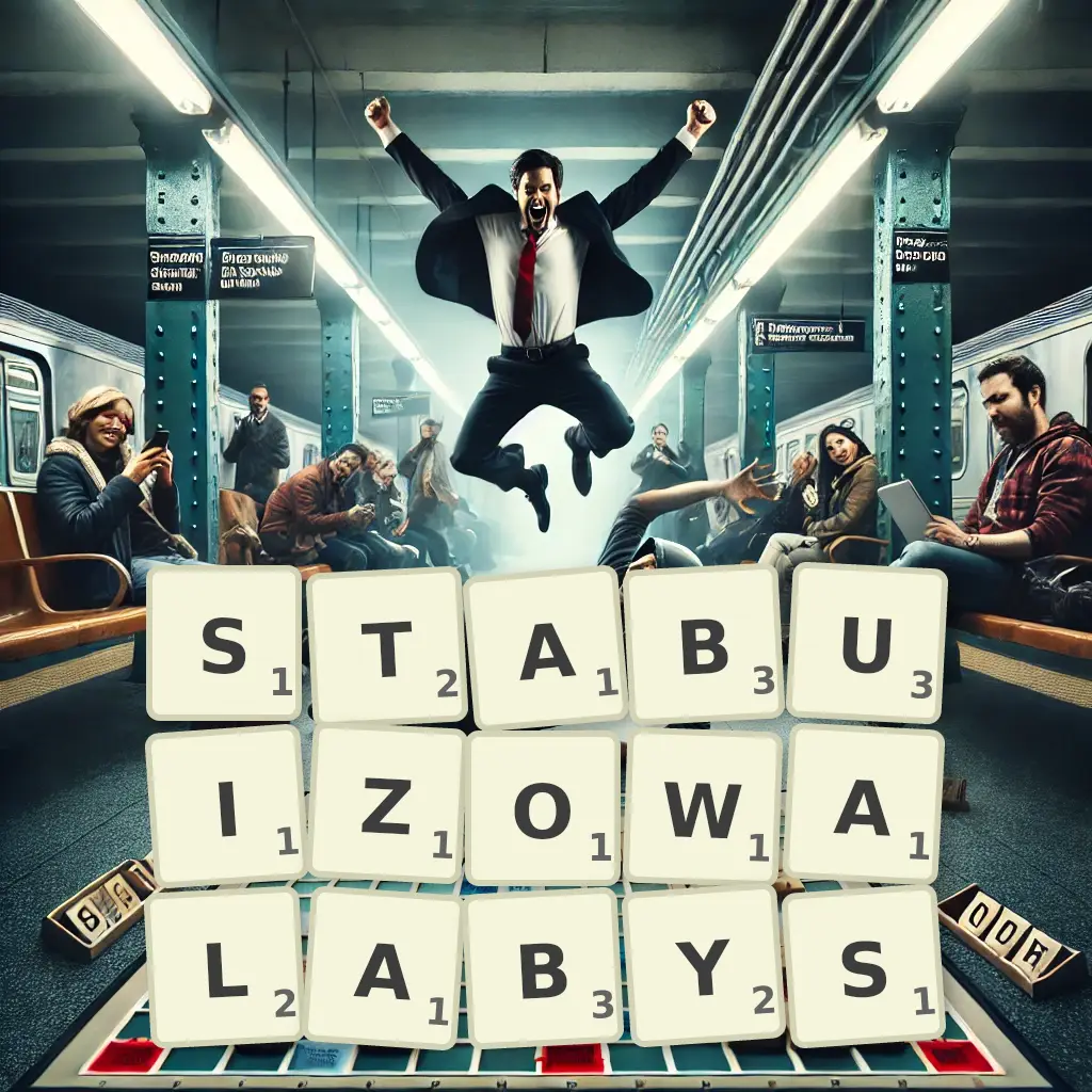 Lista słów z liter STABUIZOWAŁABYŚ Słowa z liter STABUIZOWAŁABYŚ