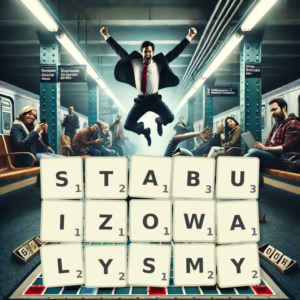 Lista słów z liter STABUIZOWAŁYŚMY Słowa z liter STABUIZOWAŁYŚMY