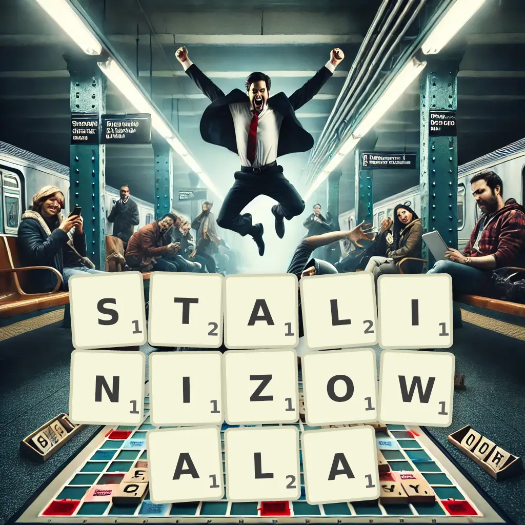 Słowa z liter STALINIZOWAŁA