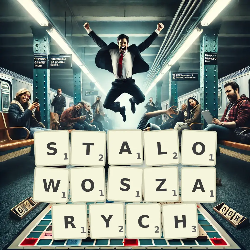 Słowa z liter STALOWOSZARYCH