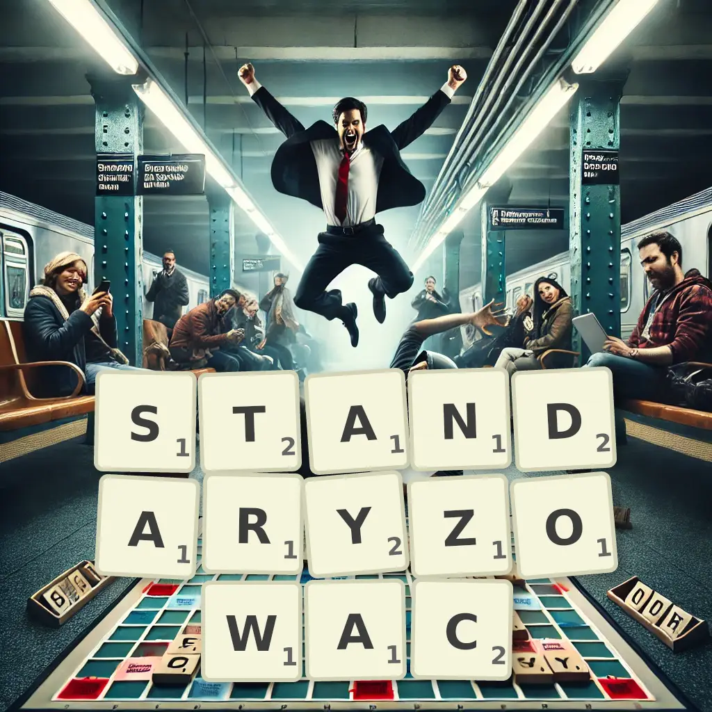 Słowa z liter STANDARYZOWAĆ