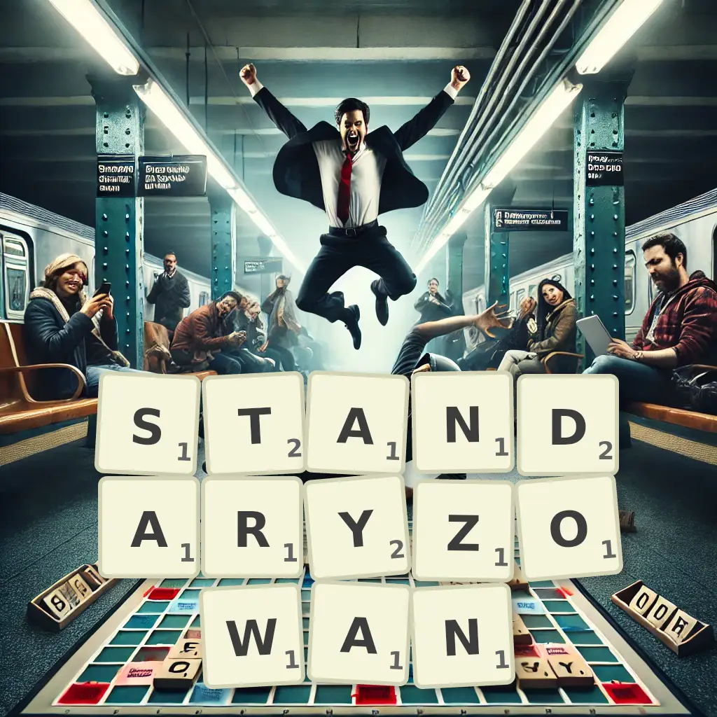 Słowa z liter STANDARYZOWAŃ