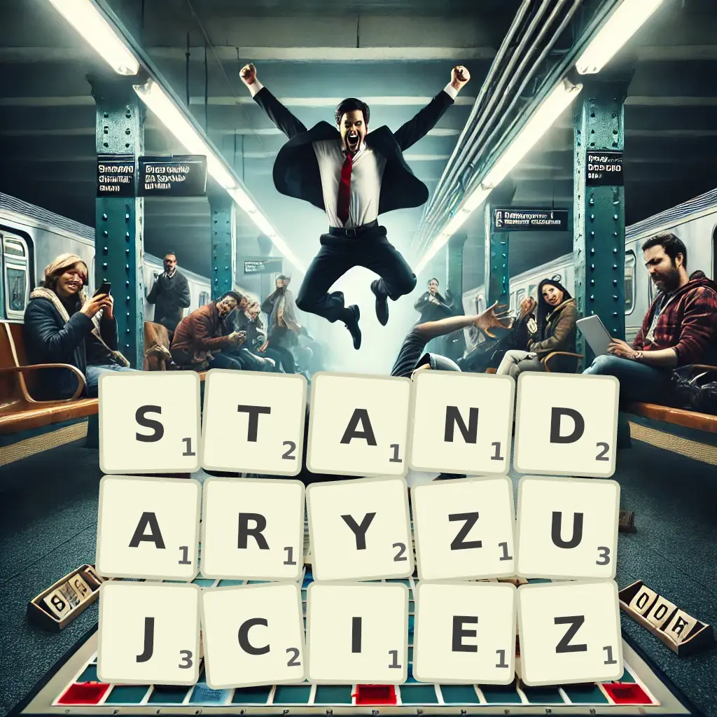 Słowa z liter STANDARYZUJCIEŻ