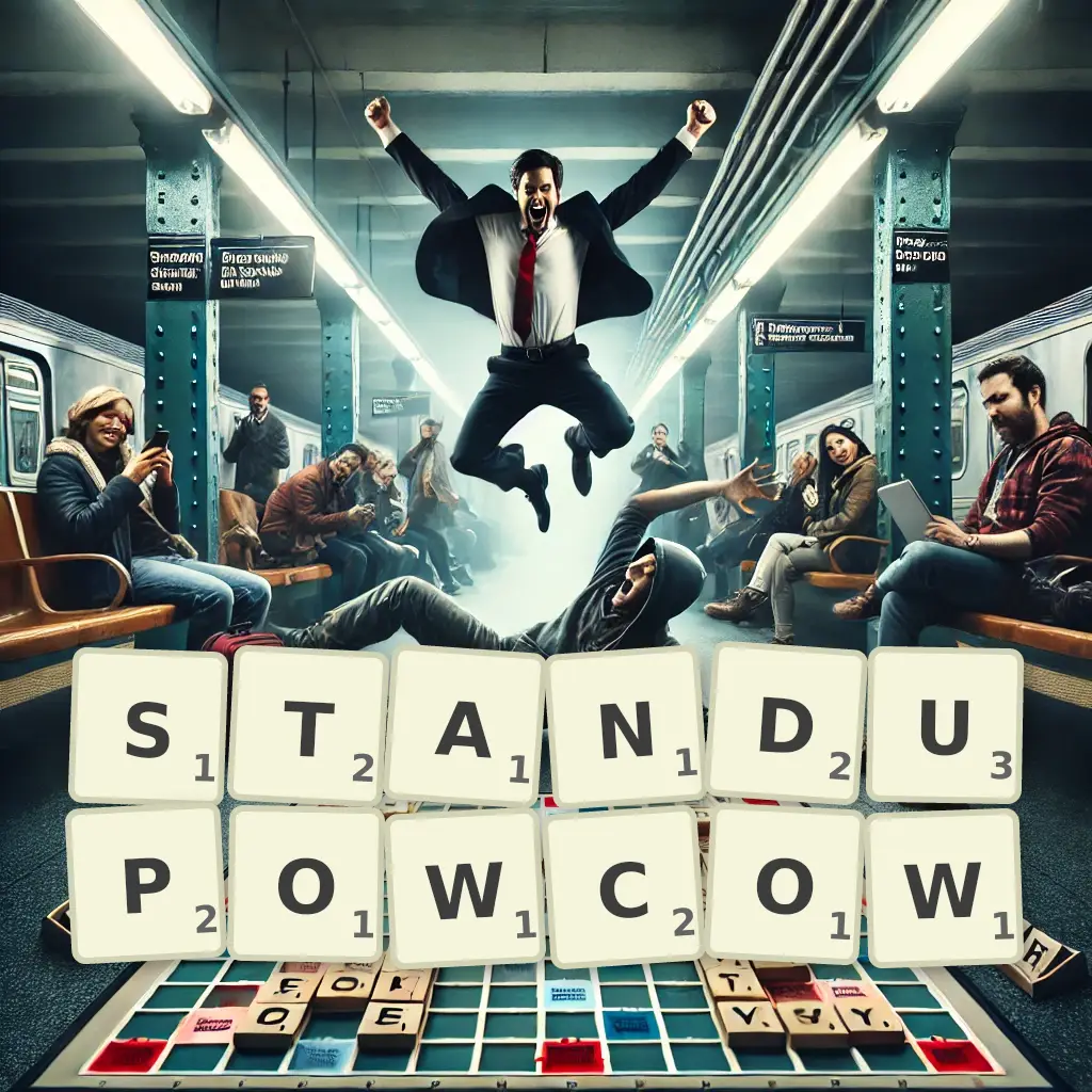 Słowa z liter STANDUPOWCÓW