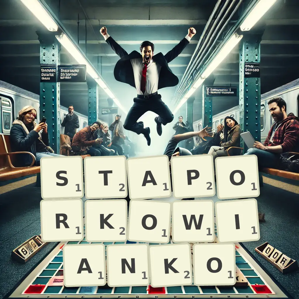 Słowa z liter STĄPORKOWIANKO