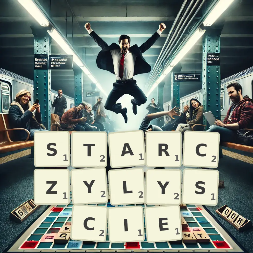 Słowa z liter STARCZYŁYŚCIE
