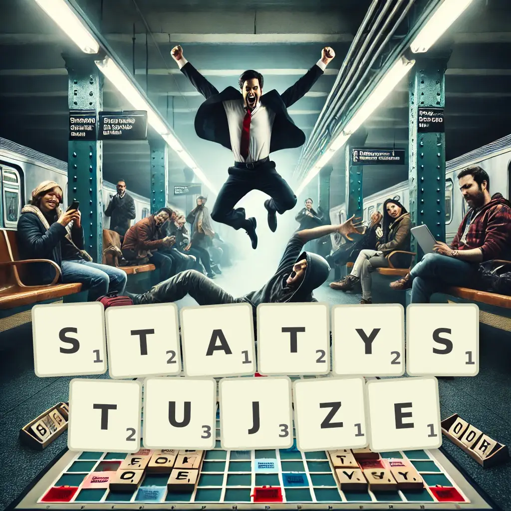 Słowa z liter STATYSTUJŻE