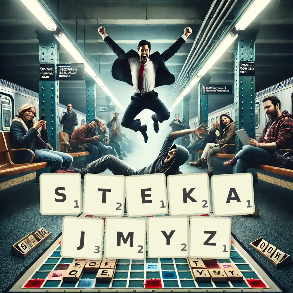Słowa z liter STĘKAJMYŻ
