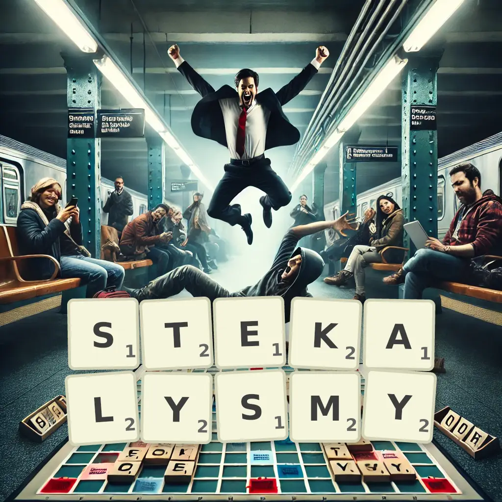 Lista słów z liter STĘKAŁYŚMY Słowa z liter STĘKAŁYŚMY