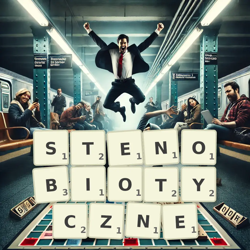 Słowa z liter STENOBIOTYCZNE