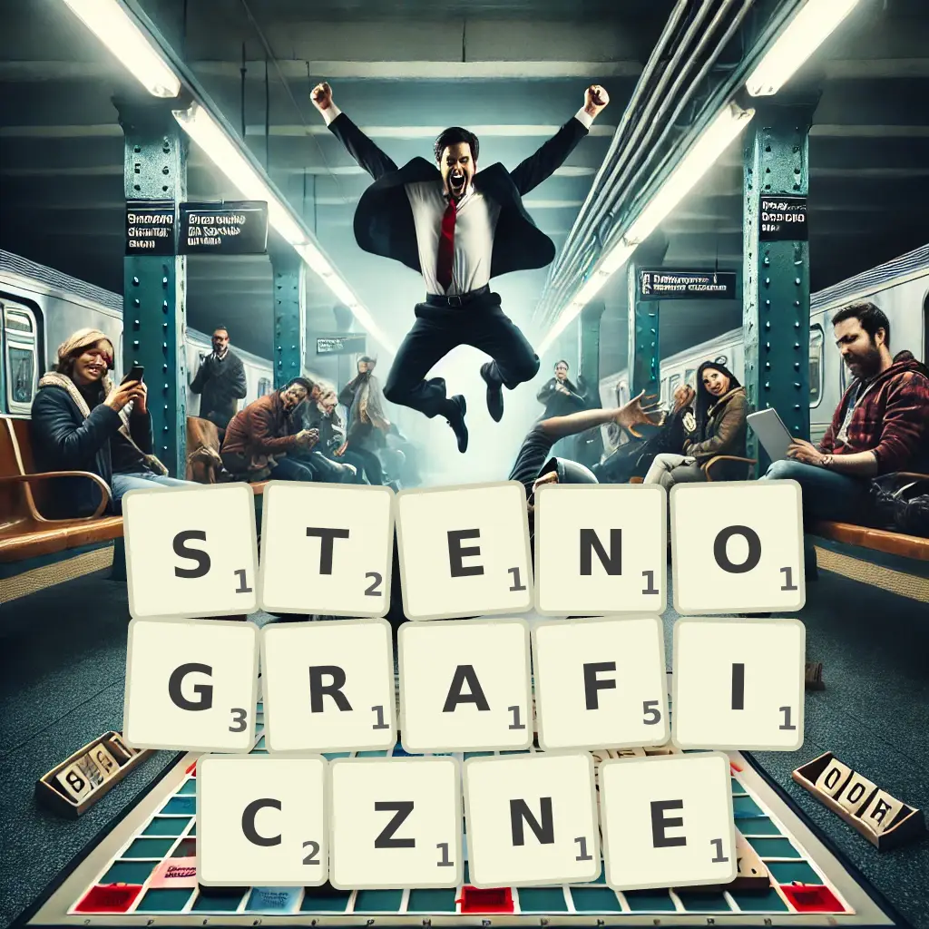 Słowa z liter STENOGRAFICZNE