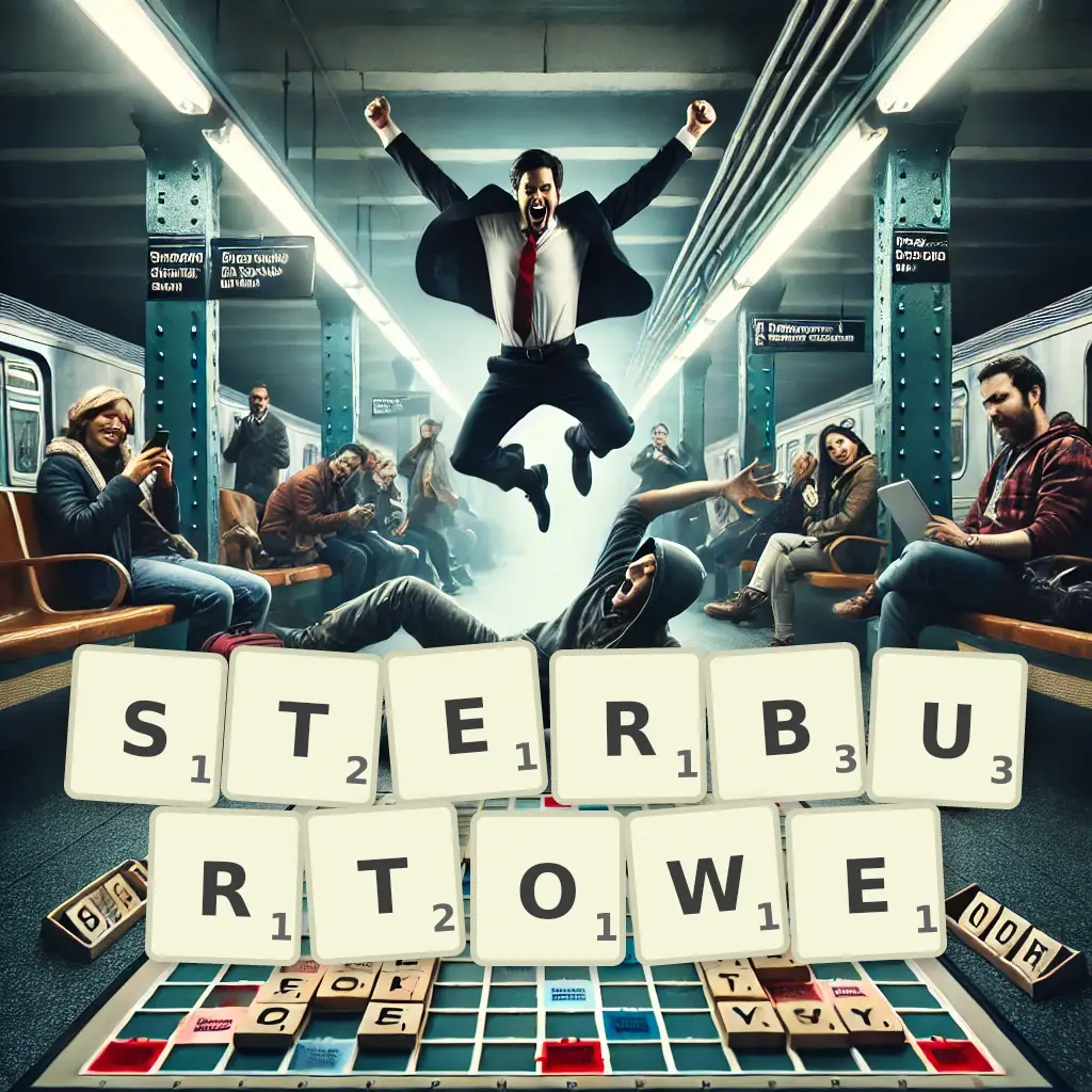 Słowa z liter STERBURTOWE