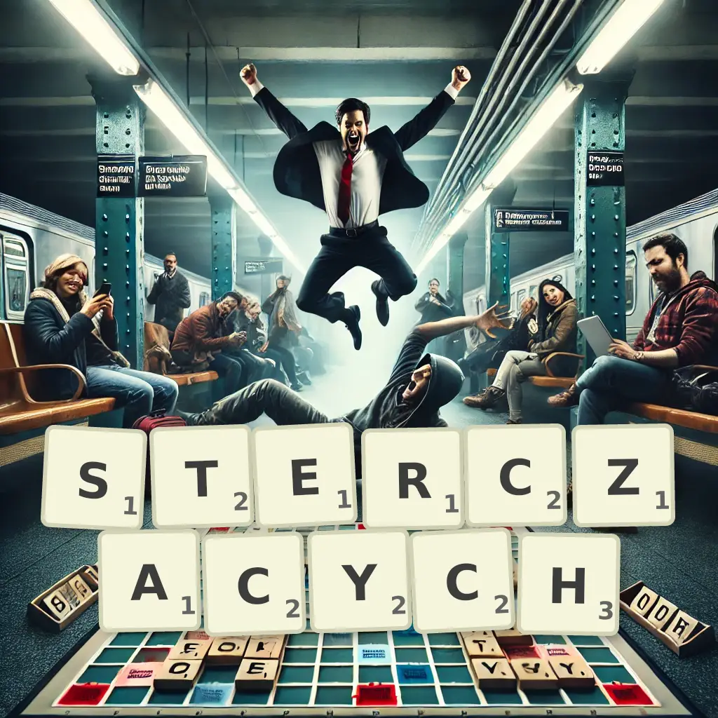 Słowa z liter STERCZĄCYCH