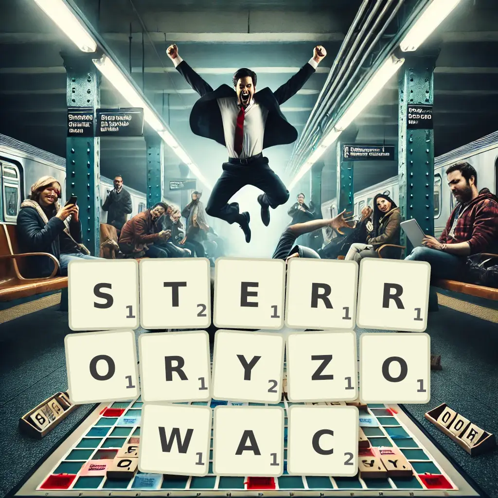 Słowa z liter STERRORYZOWAĆ