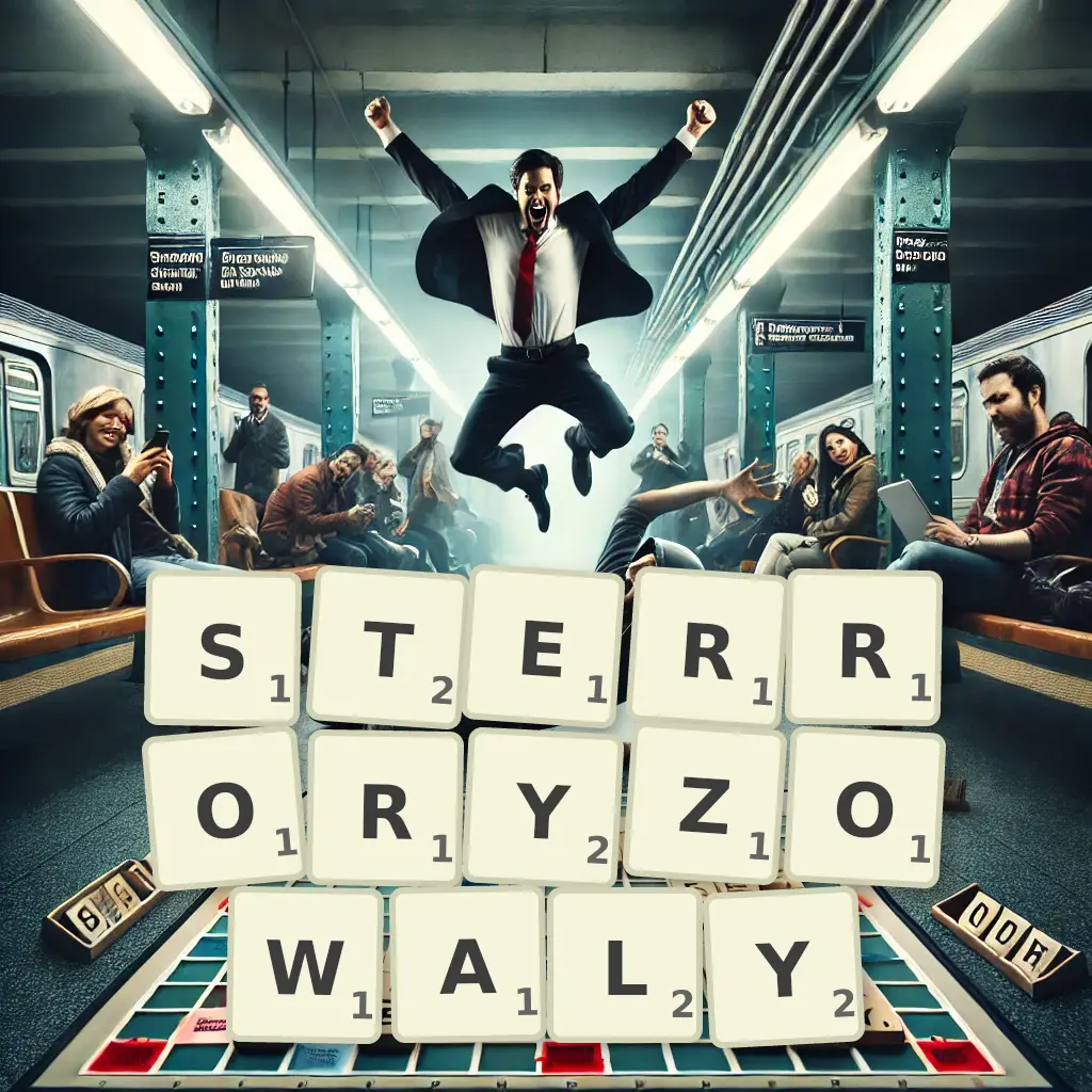 Słowa z liter STERRORYZOWAŁY