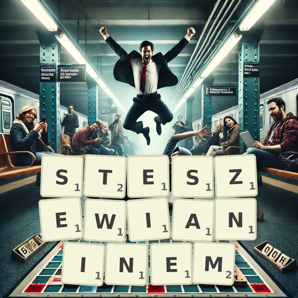 Słowa z liter STĘSZEWIANINEM