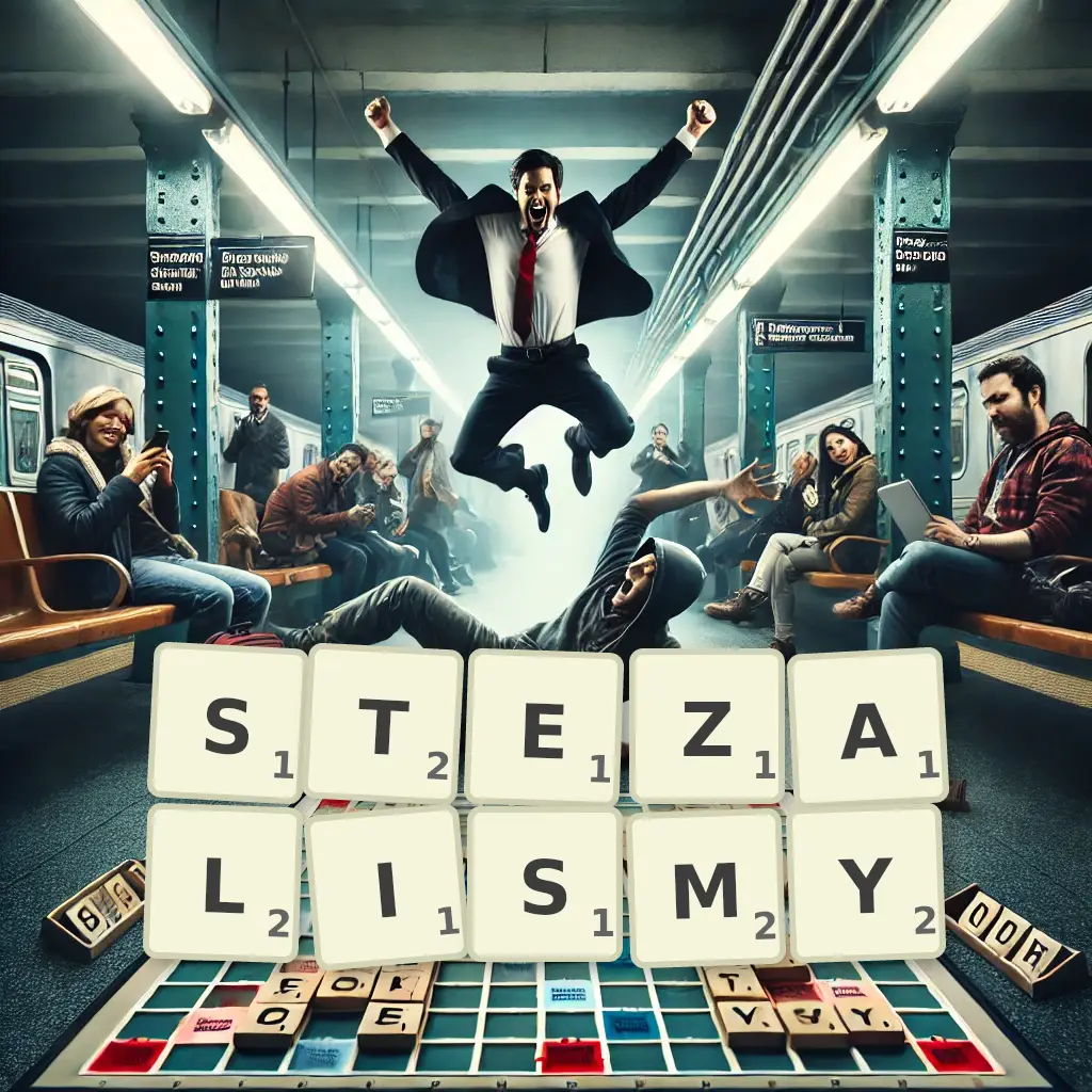 Słowa z liter STĘŻALIŚMY