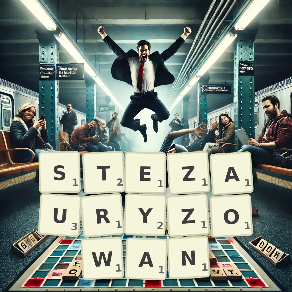 Słowa z liter STEZAURYZOWAŃ