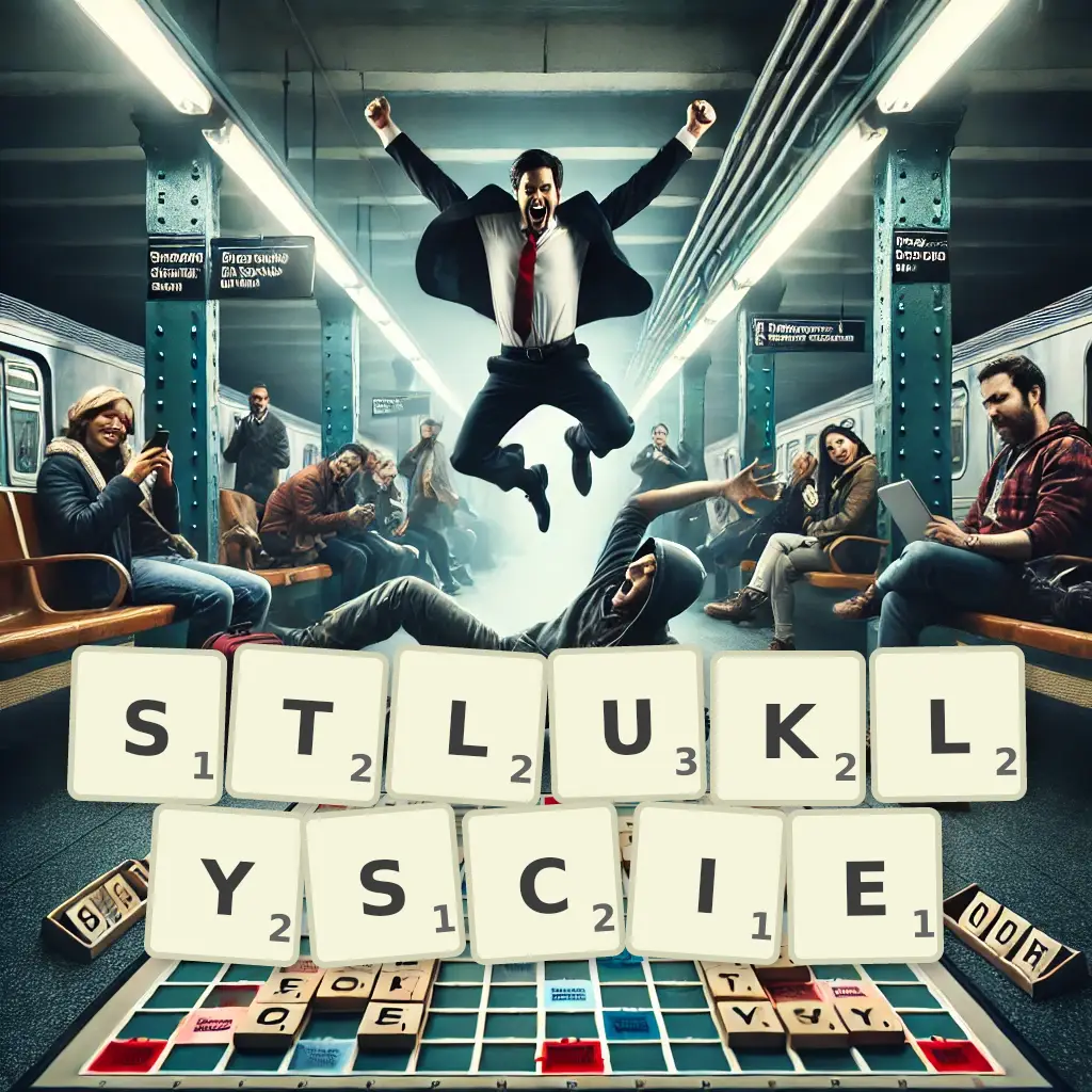 Słowa z liter STŁUKŁYŚCIE