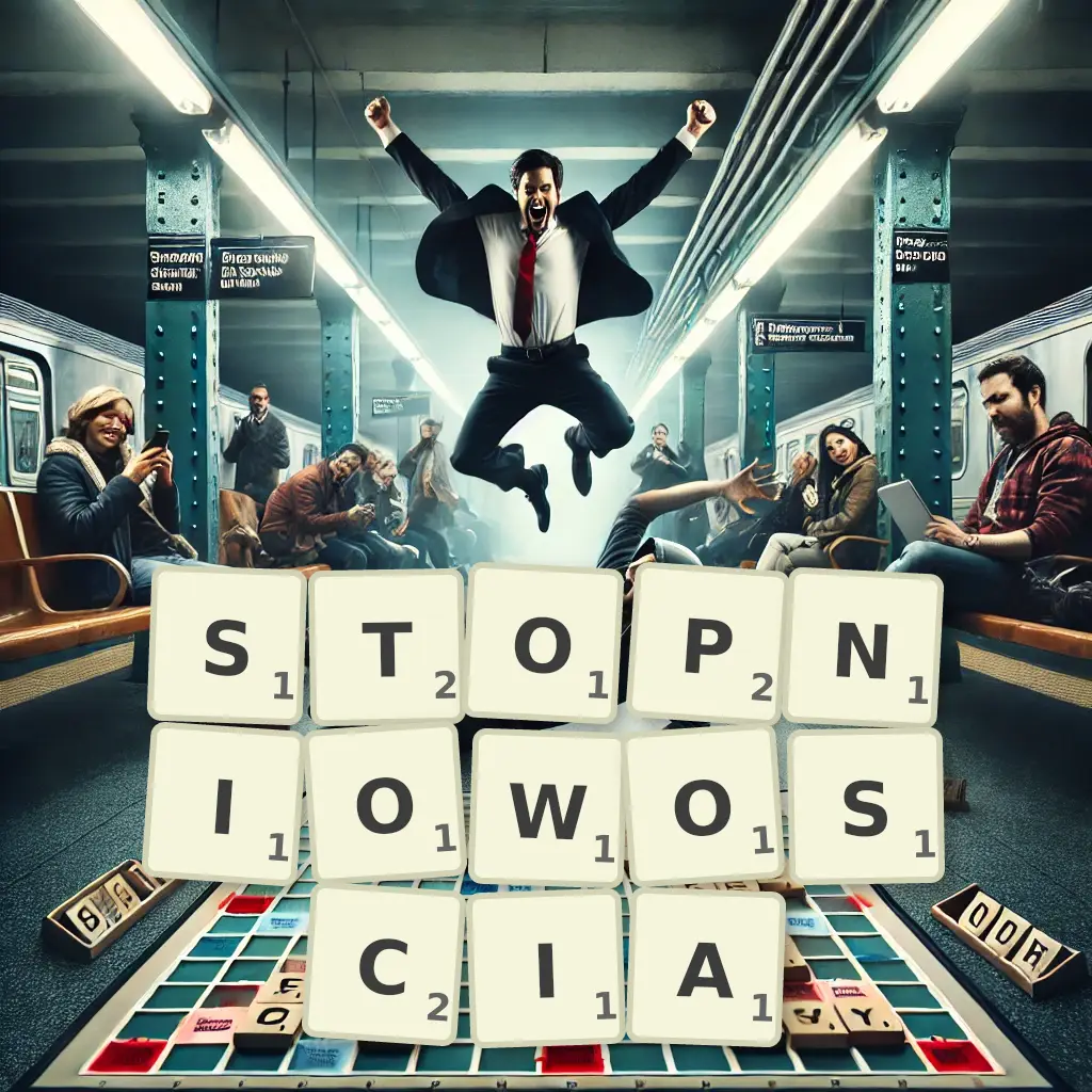 Słowa z liter STOPNIOWOŚCIĄ