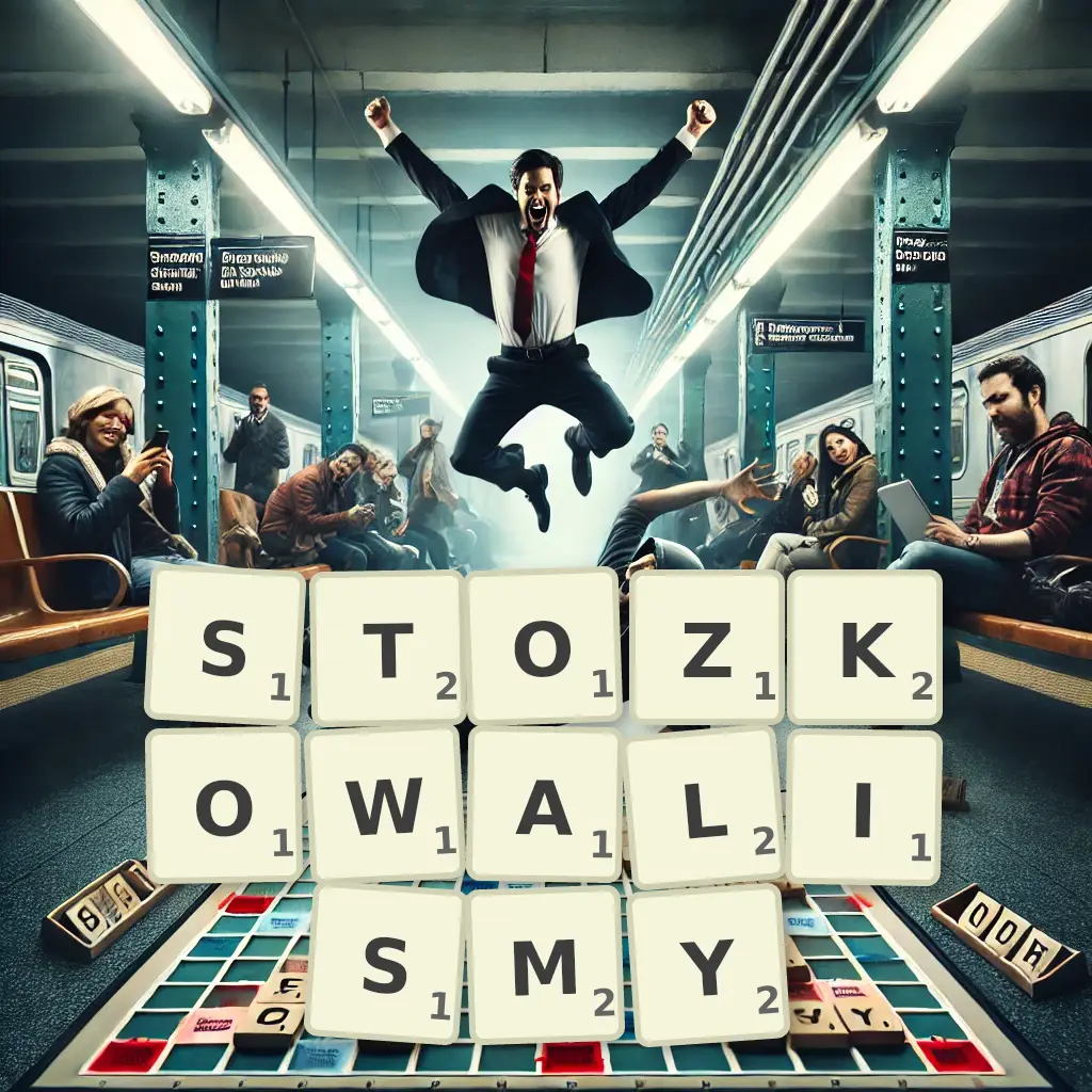 Słowa z liter STOŻKOWALIŚMY