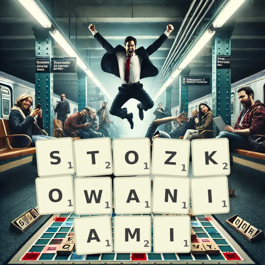Słowa z liter STOŻKOWANIAMI