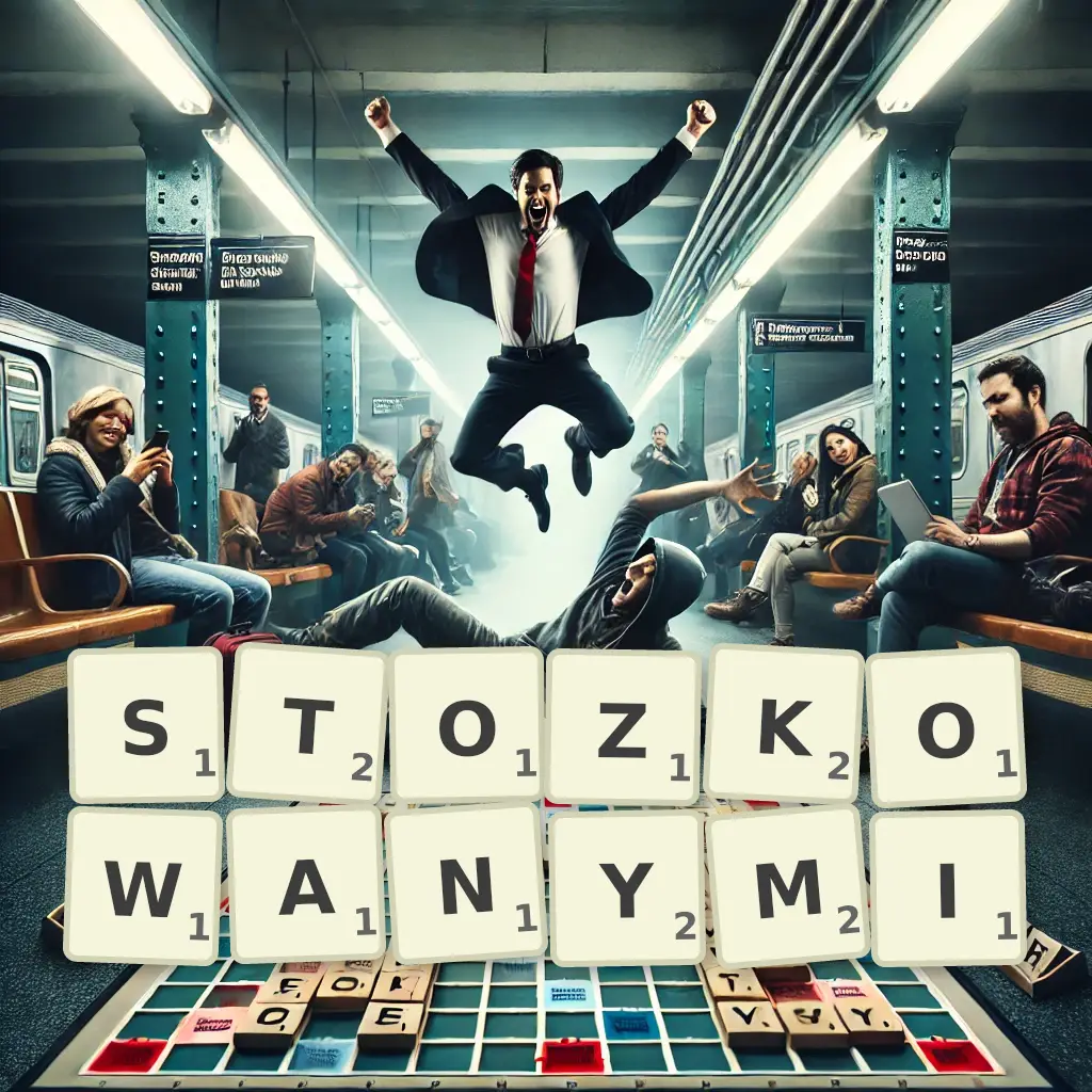 Słowa z liter STOŻKOWANYMI