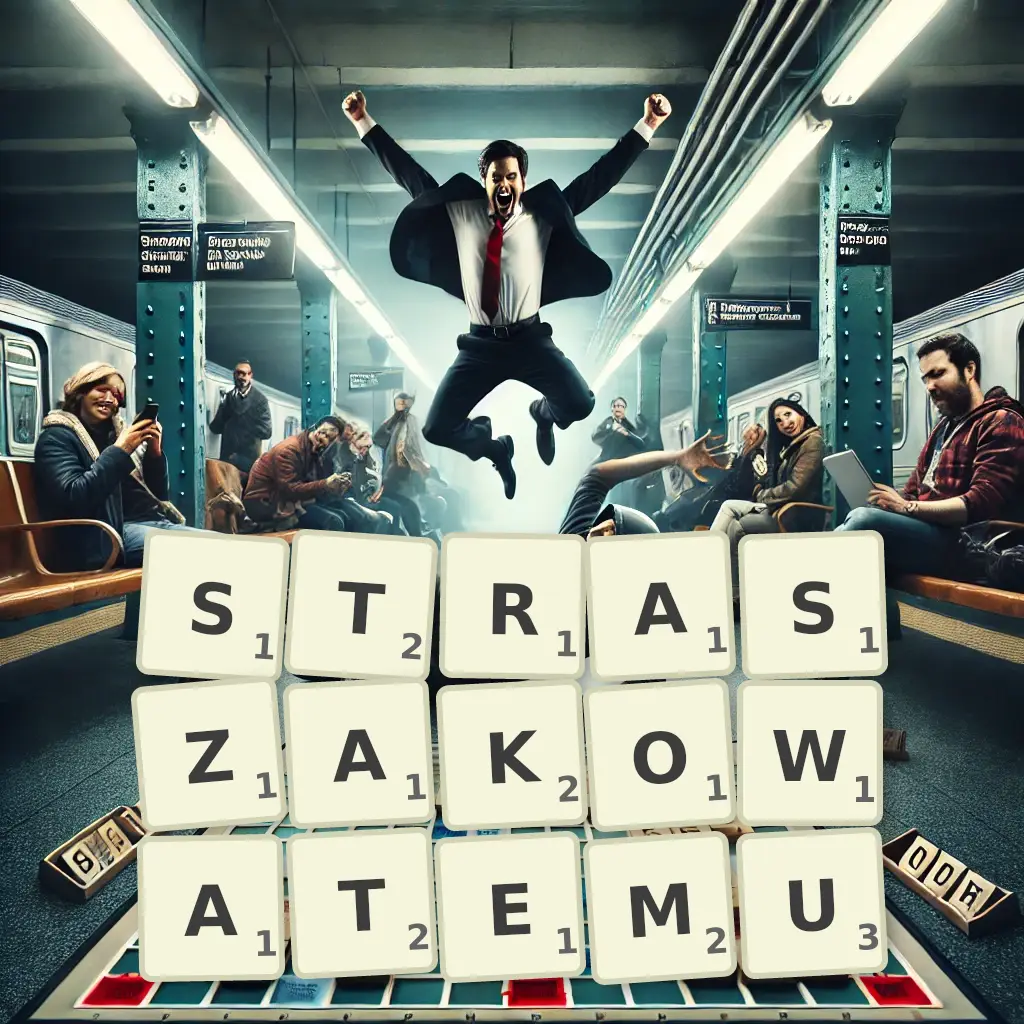 Słowa z liter STRASZAKOWATEMU