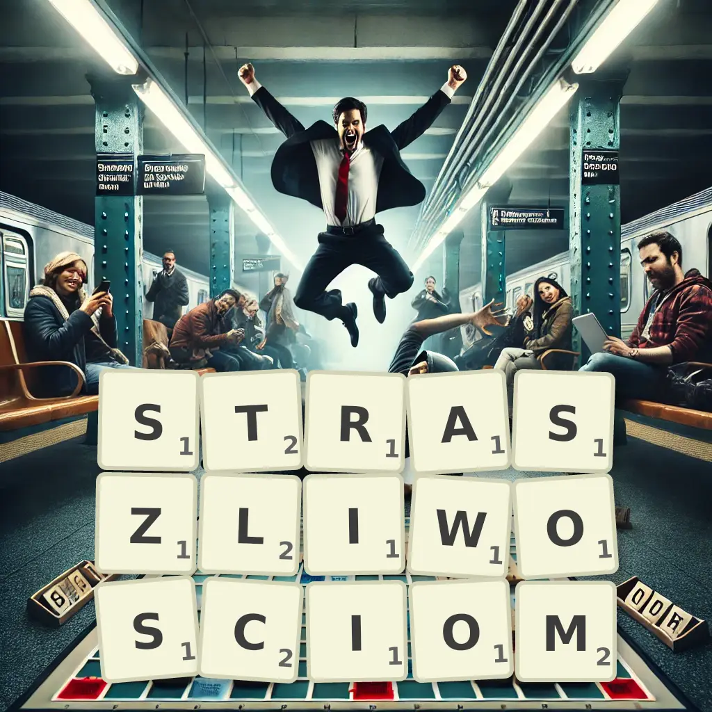 Słowa z liter STRASZLIWOŚCIOM