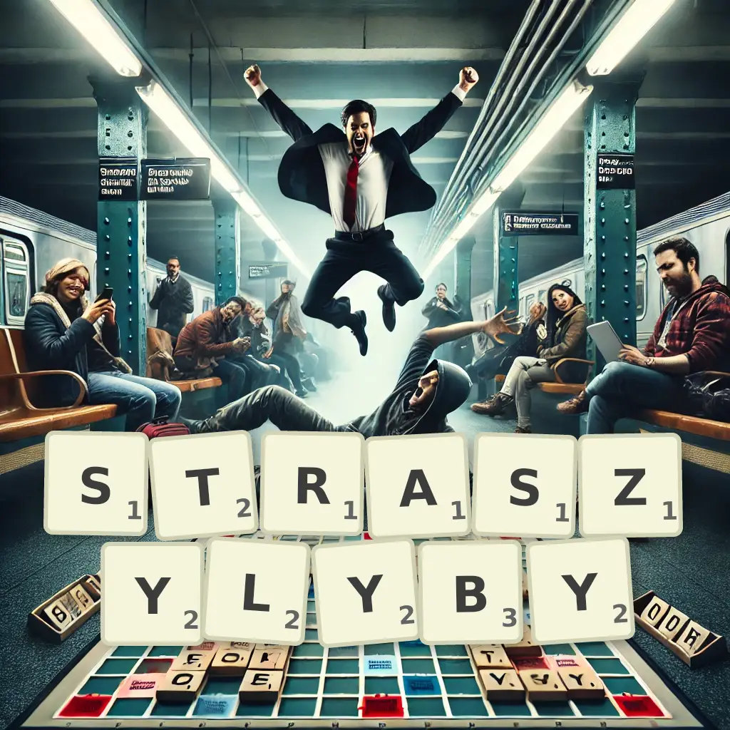 Słowa z liter STRASZYŁYBY