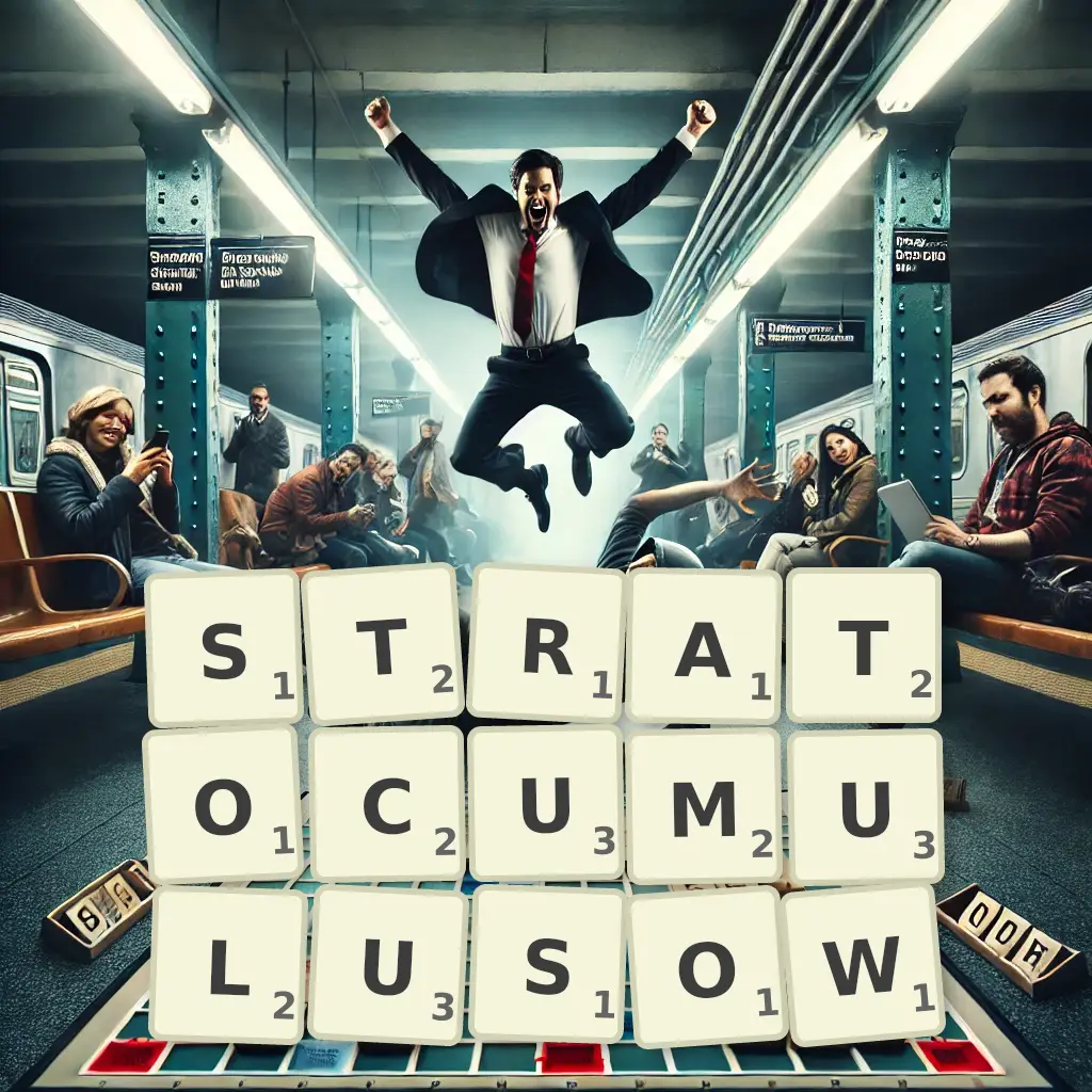 Słowa z liter STRATOCUMULUSÓW