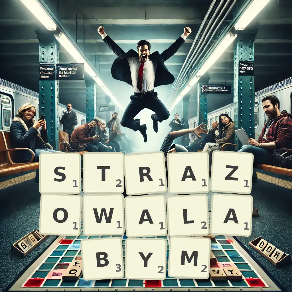 Słowa z liter STRAŻOWAŁABYM